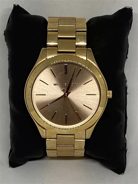 michael kors slim runway mk3197|Michael Kors black dial watch.